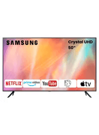 50-Inch Crystal UHD Crystal Processor 4K Flat Smart Tv UA50AU7000UXZN / UA50AU7000UXEG Titan Grey image - FreshCart