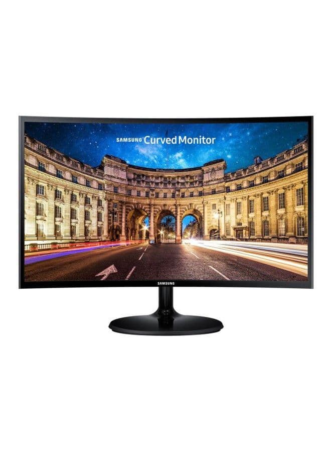 24-Inch Full HD Curved Monitor Black image - FreshCart