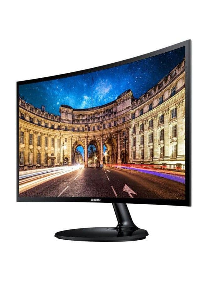 24-Inch Full HD Curved Monitor Black image - FreshCart