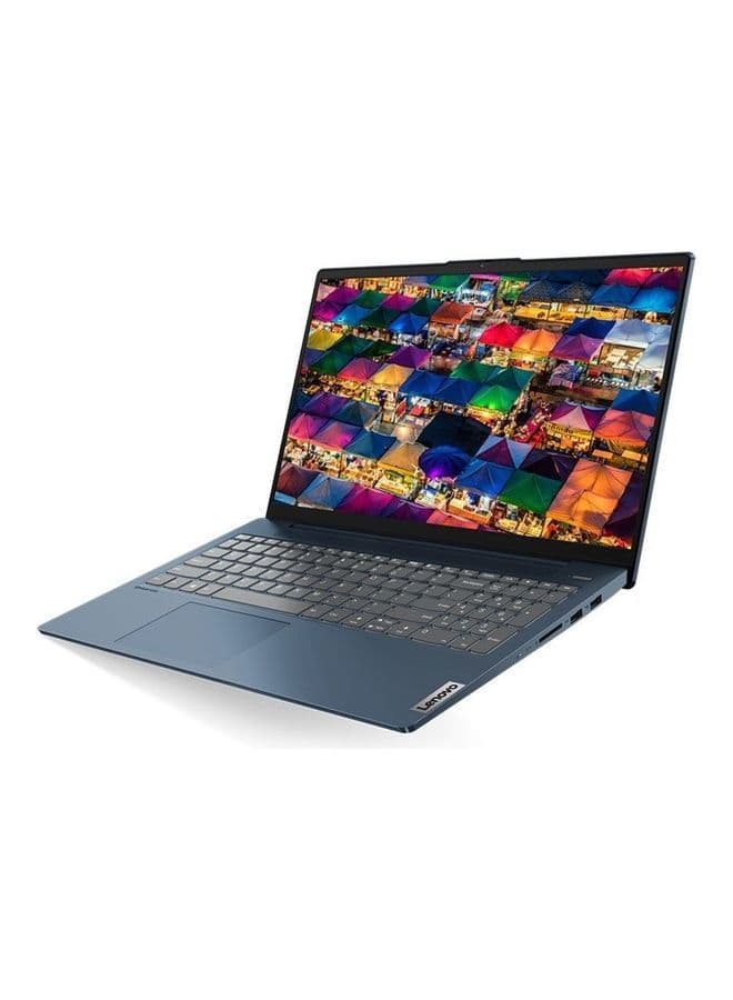 IdeaPad 5 Laptop with 15.6 inch Core i5-1135G7 8 GB ram 512 GB SSD 4 GB Intel Xe Graphics Windows 11 English/Arabic Abyss Blue image - FreshCart