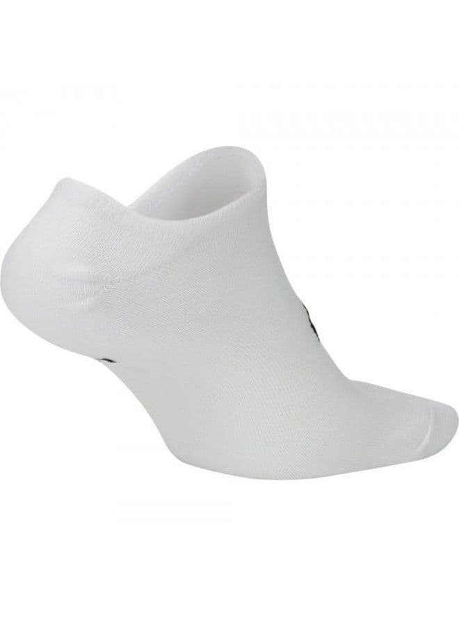 NSW Everyday Essentials No-Show Socks (Pack of 3) White/Black image - FreshCart