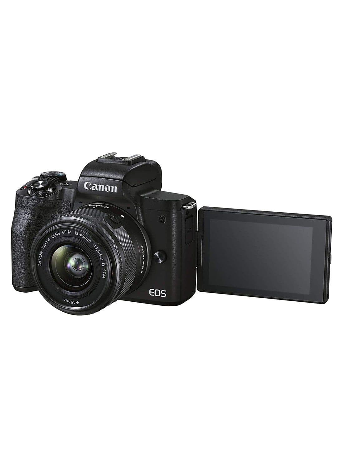 EOS M50 Mark II Mirrorless Digital Camera With 15-45mm Lens Black image - FreshCart