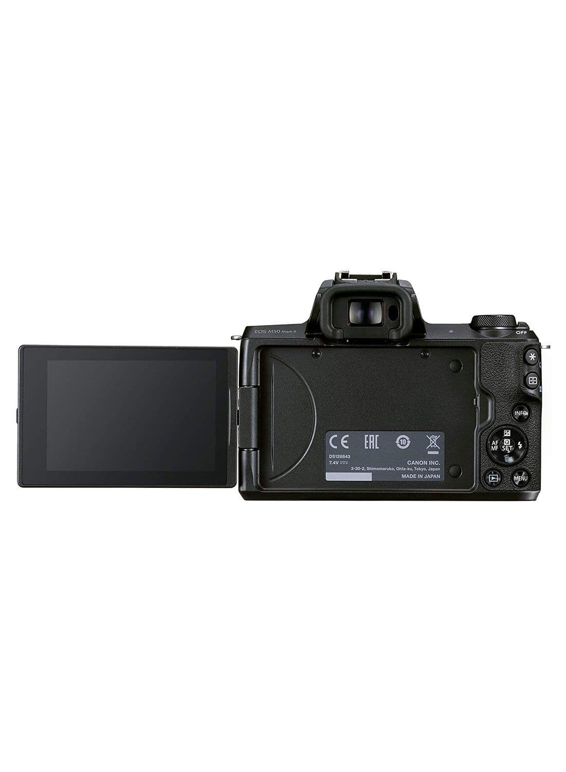 EOS M50 Mark II Mirrorless Digital Camera With 15-45mm Lens Black image - FreshCart