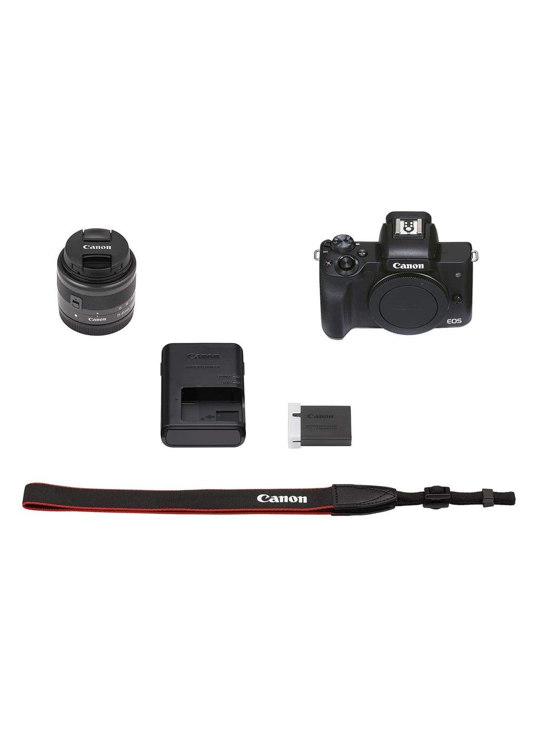 EOS M50 Mark II Mirrorless Digital Camera With 15-45mm Lens Black image - FreshCart